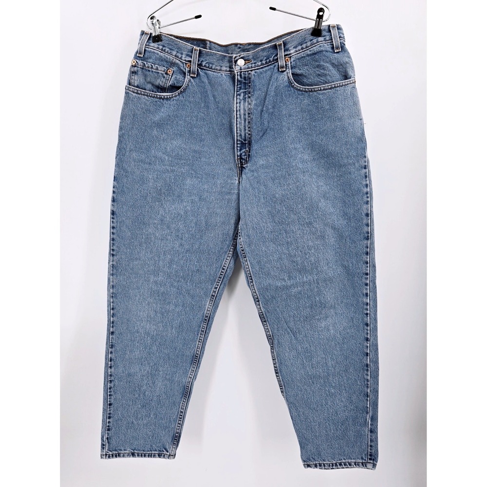 Levi's 560 Loose Fit Tapered Leg Jeans Vintage April 2001 Light Wash 38 x 30 Y2K
